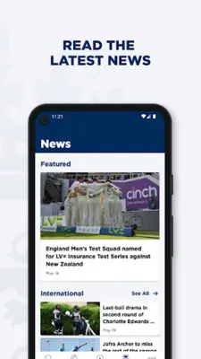 England Cricket android App screenshot 1